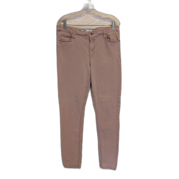Old Navy Rockstar Super Skinny Size 14 Tall Dusty Rose Color Jeans Casual Fall - Picture 1 of 3